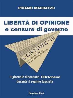 cover image of Libertà di opinione e censure di governo